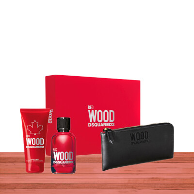 Dsquared2 Red Wood Eau De Toilette 100ml Gift Set