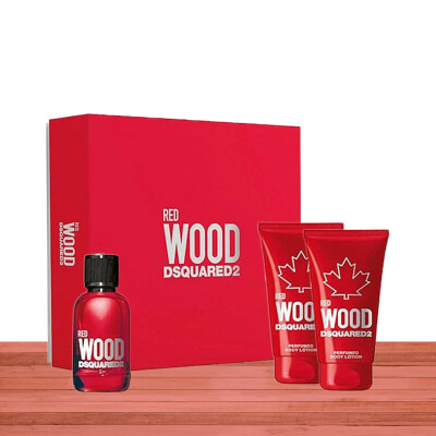 Dsquared2 Red Wood Eau De Toilette 50ml Gift Set