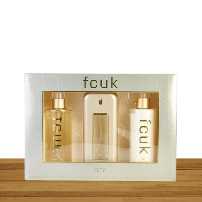 French Connection UK Fcuk Her Eau De Toilette 100ml Gift Set