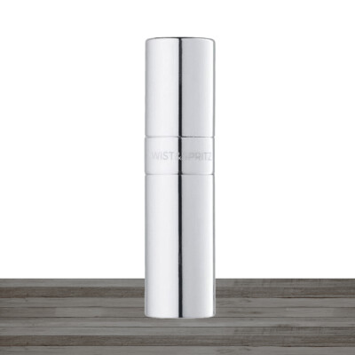 Twist & Spritz Polished Silver Atomiser 8ml Refillable Spray